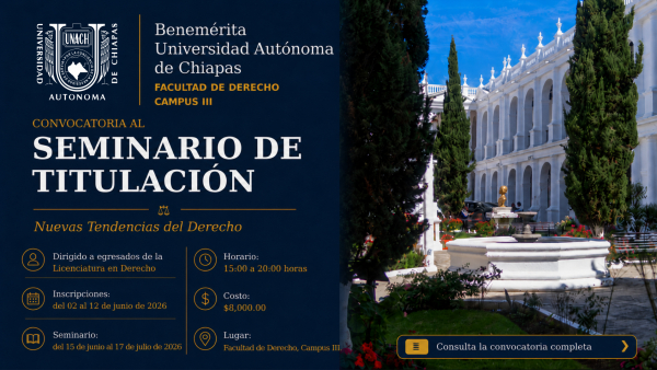 Convocatoria al Seminario de Titulación