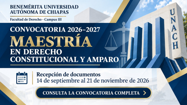 Convocatoria de Maestría 2026-2027
