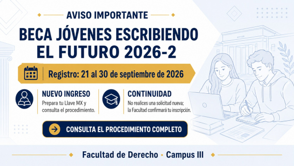 Beca Jóvenes Escribiendo el Futuro 2026-2