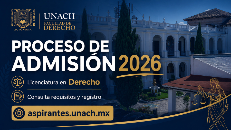 Proceso de admisión Derecho 2026